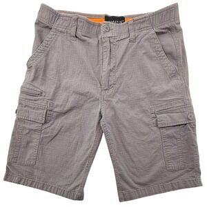 Matix Mens 34 Gray Cargo Shorts Multi Pocket Skate Streetwear
